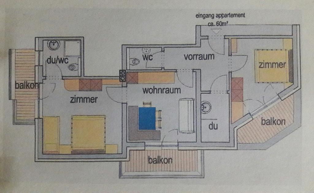 Stuahaus Apartment Fiss Bagian luar foto